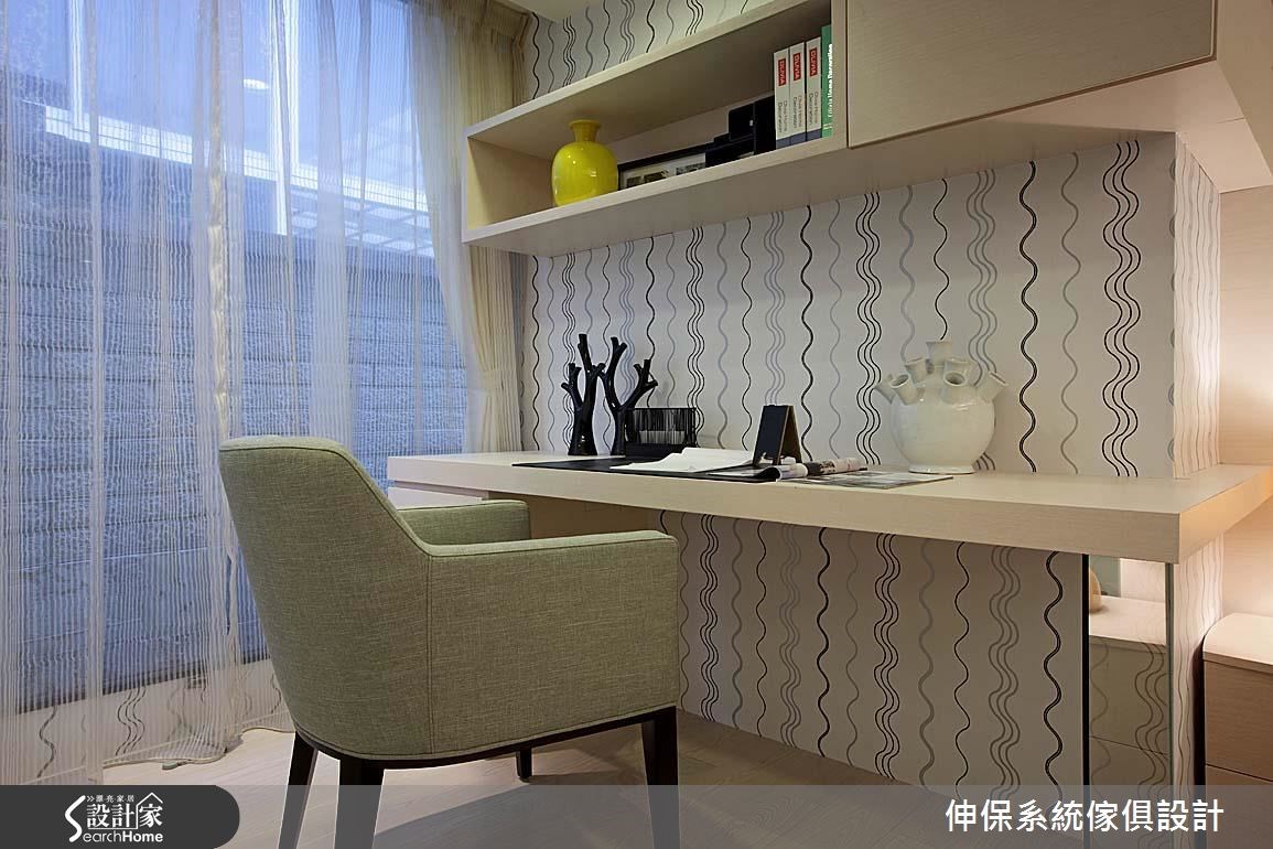 17坪預售屋＿北歐風書房案例圖片＿伸保系統傢俱設計＿伸保_05之10