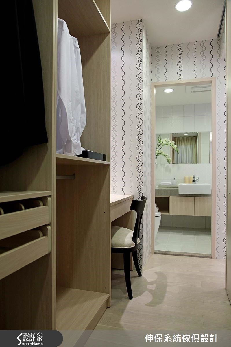 17坪預售屋＿北歐風更衣間浴室案例圖片＿伸保系統傢俱設計＿伸保_05之13