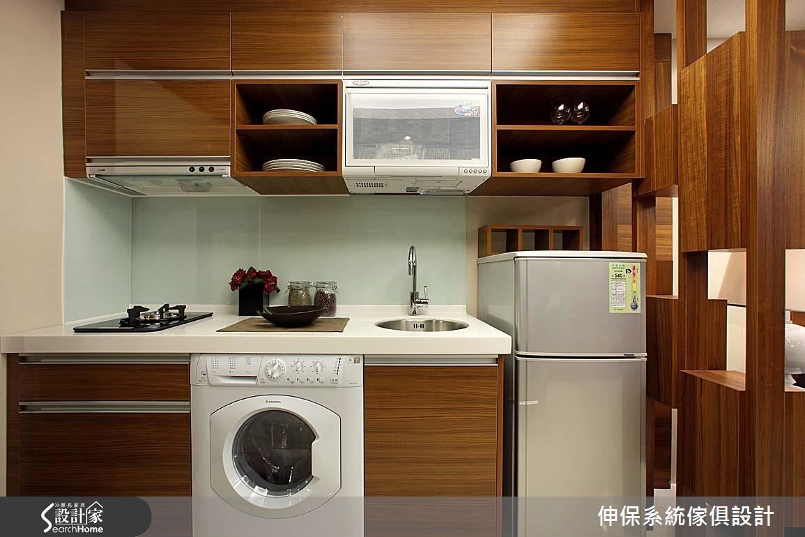 17坪預售屋＿休閒風廚房案例圖片＿伸保系統傢俱設計＿伸保_06之2