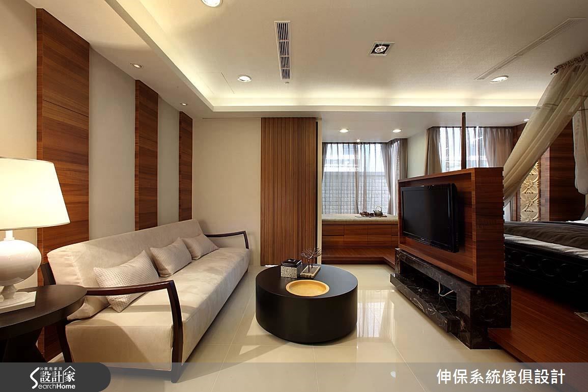 17坪預售屋＿休閒風客廳案例圖片＿伸保系統傢俱設計＿伸保_06之3