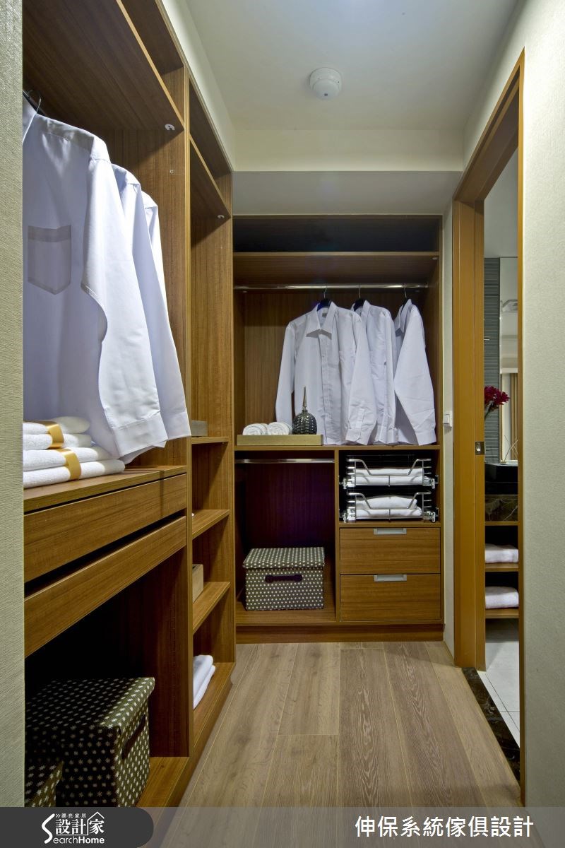 17坪預售屋＿休閒風更衣間案例圖片＿伸保系統傢俱設計＿伸保_06之10