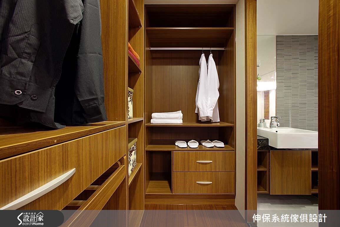 17坪預售屋＿休閒風更衣間浴室案例圖片＿伸保系統傢俱設計＿伸保_06之11