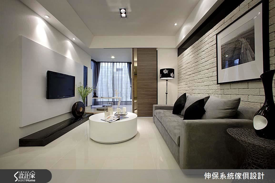 18坪預售屋＿混搭風客廳案例圖片＿伸保系統傢俱設計＿伸保_07之3