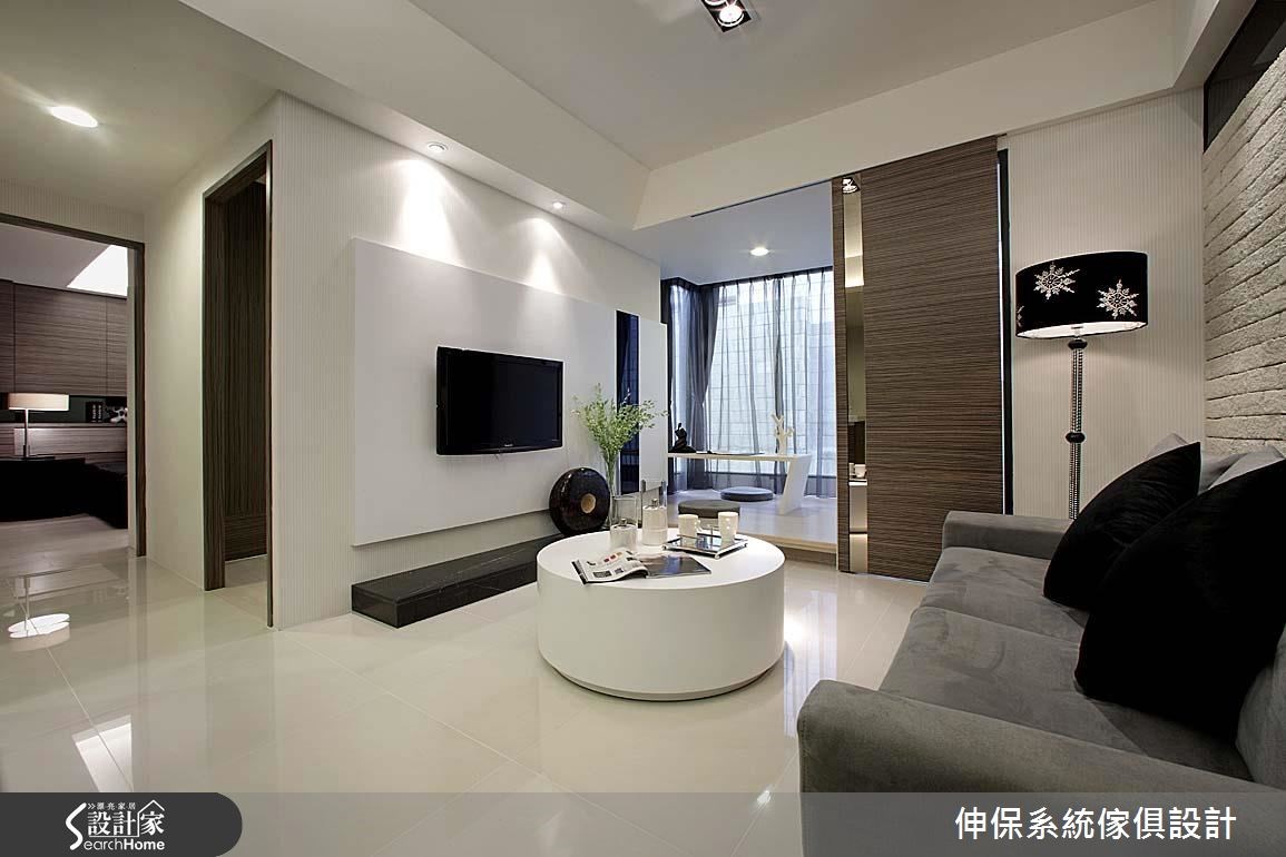 18坪預售屋＿混搭風客廳案例圖片＿伸保系統傢俱設計＿伸保_07之4