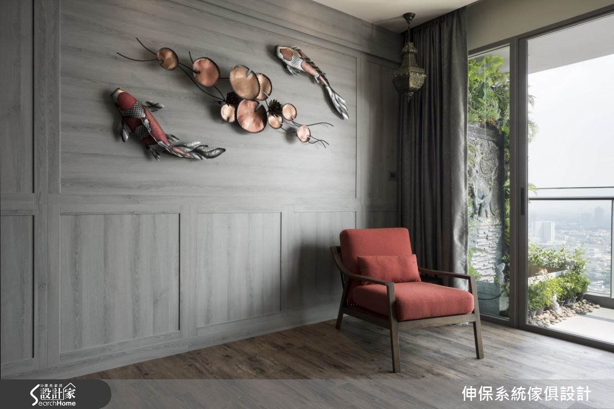 40坪新成屋(5年以下)＿混搭風客廳案例圖片＿伸保系統傢俱設計＿伸保_11之7