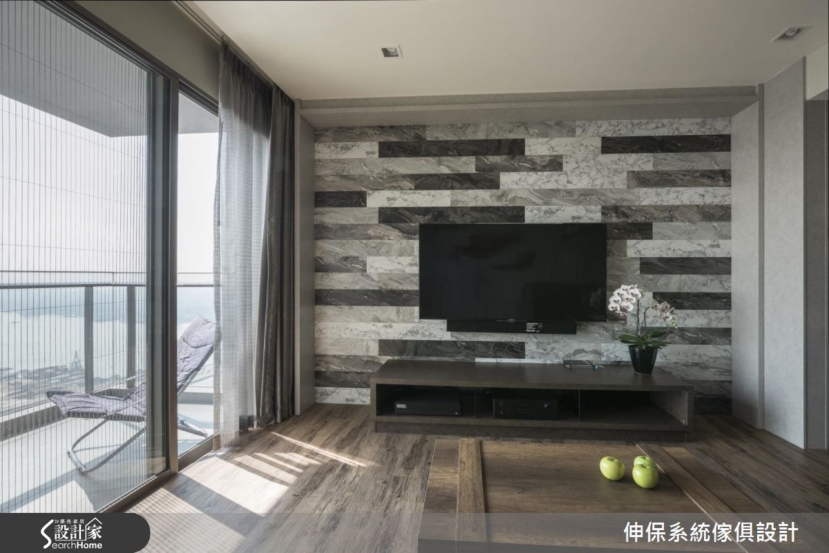 40坪新成屋(5年以下)＿混搭風客廳案例圖片＿伸保系統傢俱設計＿伸保_11之8
