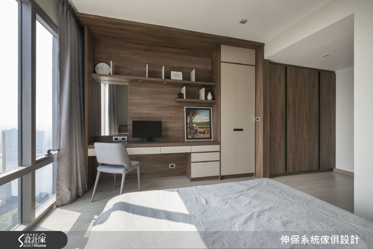 40坪新成屋(5年以下)＿混搭風臥室案例圖片＿伸保系統傢俱設計＿伸保_11之11