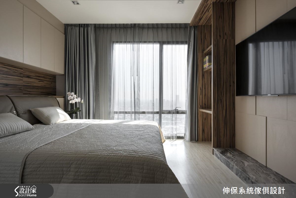 40坪新成屋(5年以下)＿混搭風臥室案例圖片＿伸保系統傢俱設計＿伸保_12之3