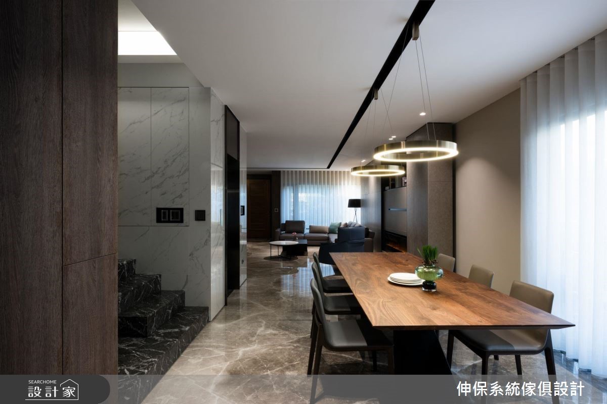 80坪新成屋(5年以下)＿現代風餐廳案例圖片＿伸保系統傢俱設計＿伸保_22之9