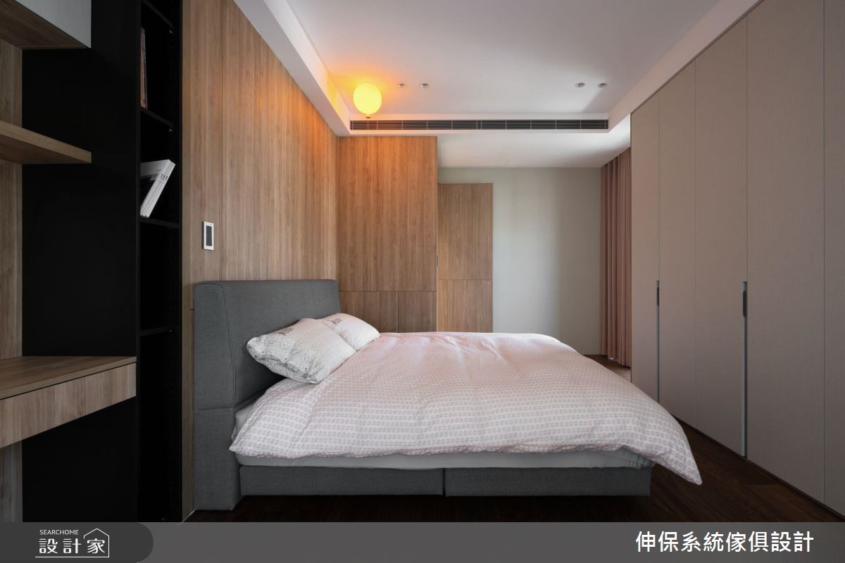 80坪新成屋(5年以下)＿現代風臥室案例圖片＿伸保系統傢俱設計＿伸保_22之24