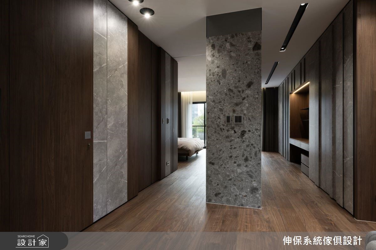 80坪新成屋(5年以下)＿現代風臥室案例圖片＿伸保系統傢俱設計＿伸保_22之26