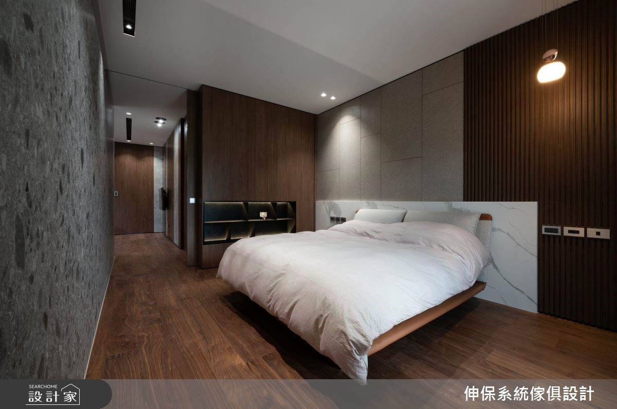 80坪新成屋(5年以下)＿現代風臥室案例圖片＿伸保系統傢俱設計＿伸保_22之28