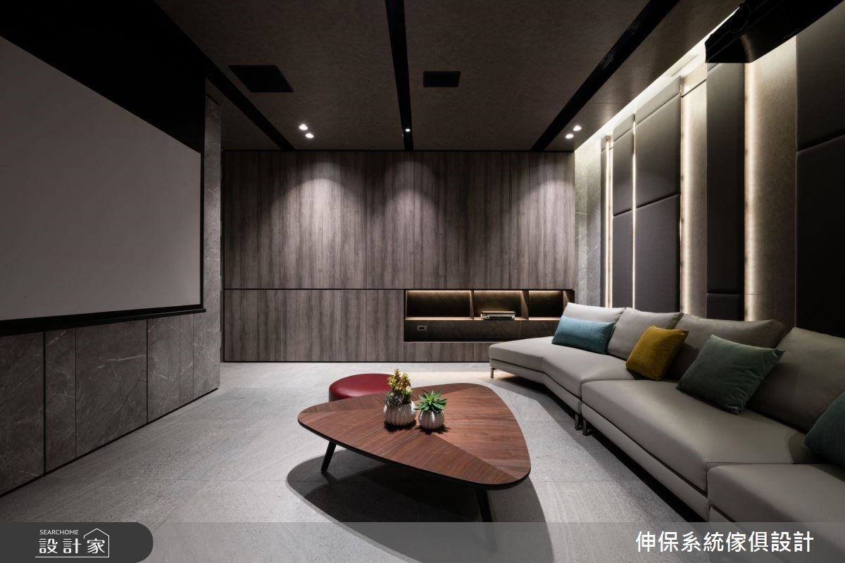 80坪新成屋(5年以下)＿現代風客廳案例圖片＿伸保系統傢俱設計＿伸保_22之20