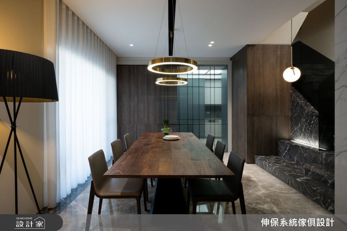 80坪新成屋(5年以下)＿現代風餐廳案例圖片＿伸保系統傢俱設計＿伸保_22之6
