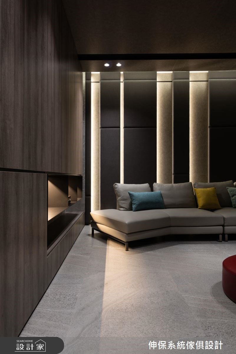 80坪新成屋(5年以下)＿現代風客廳案例圖片＿伸保系統傢俱設計＿伸保_22之19
