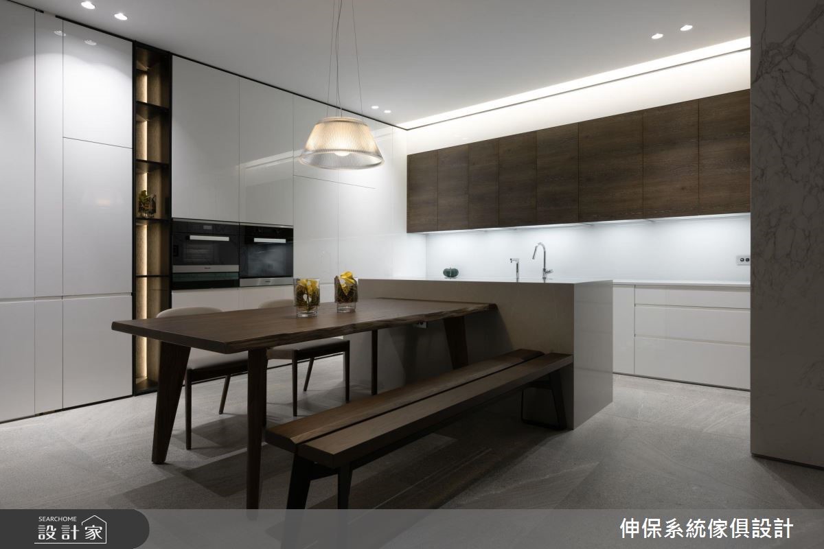 80坪新成屋(5年以下)＿現代風餐廳案例圖片＿伸保系統傢俱設計＿伸保_22之17