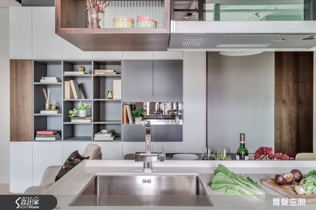 15坪新成屋(5年以下)＿現代風餐廳吧檯案例圖片＿爾聲空間設計＿爾聲_日光宅之13