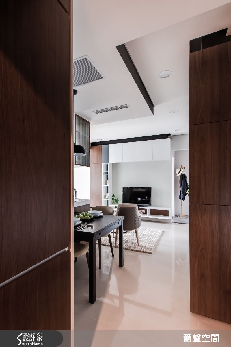 15坪新成屋(5年以下)＿現代風客廳餐廳案例圖片＿爾聲空間設計＿爾聲_日光宅之14
