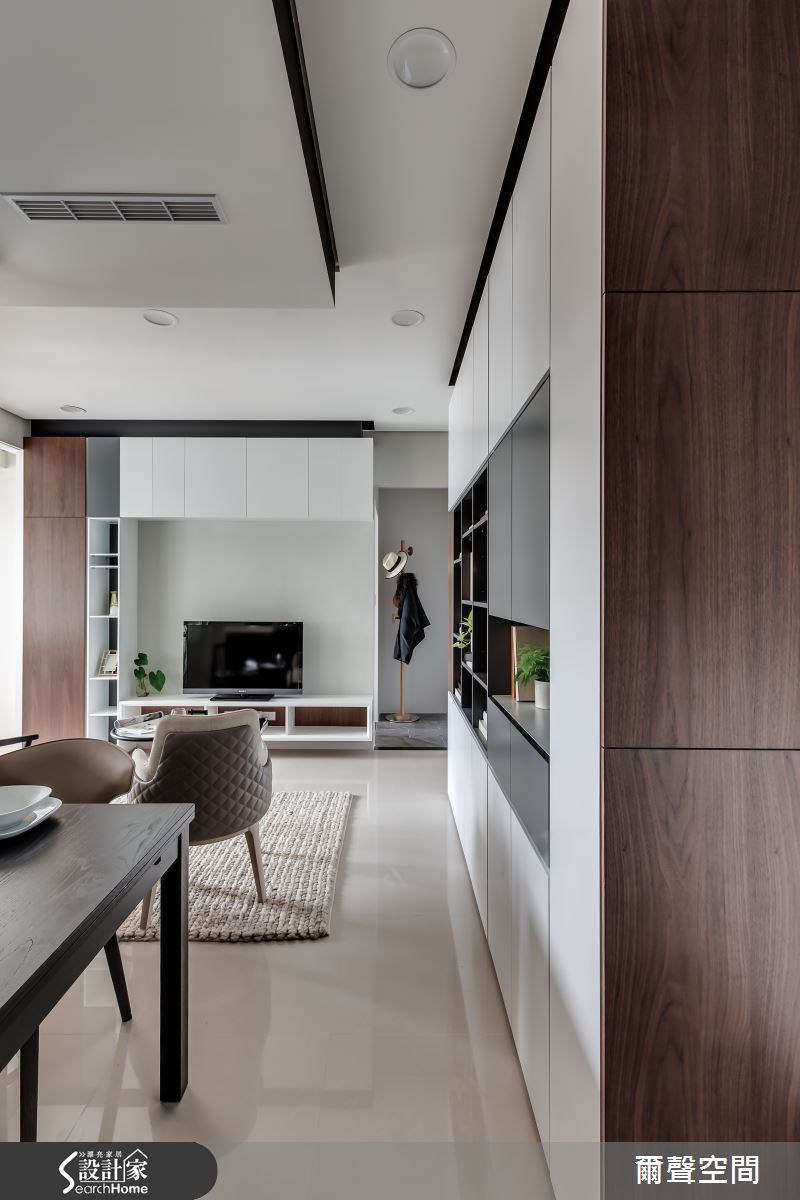 15坪新成屋(5年以下)＿現代風客廳餐廳案例圖片＿爾聲空間設計＿爾聲_日光宅之15