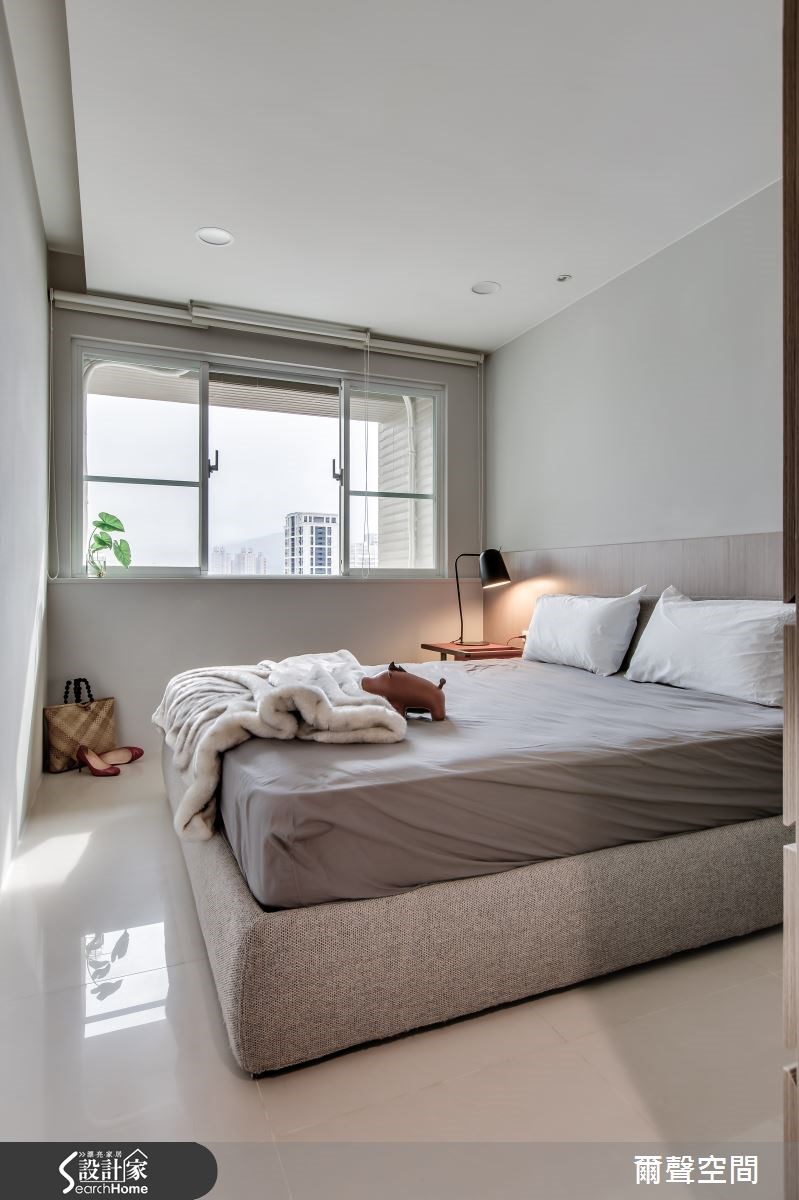 15坪新成屋(5年以下)＿現代風臥室案例圖片＿爾聲空間設計＿爾聲_日光宅之16
