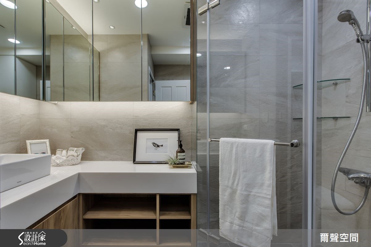 15坪新成屋(5年以下)＿現代風浴室案例圖片＿爾聲空間設計＿爾聲_日光宅之21