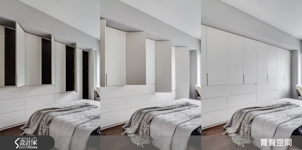 36坪中古屋(5~15年)＿現代風臥室案例圖片＿爾聲空間設計＿爾聲_W Residence 英倫居所之20