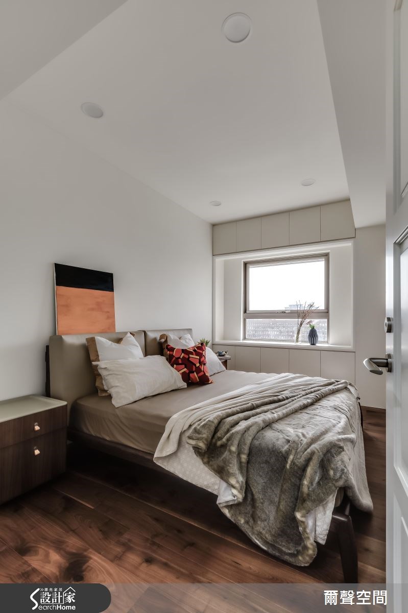 36坪中古屋(5~15年)＿現代風臥室案例圖片＿爾聲空間設計＿爾聲_W Residence 英倫居所之22