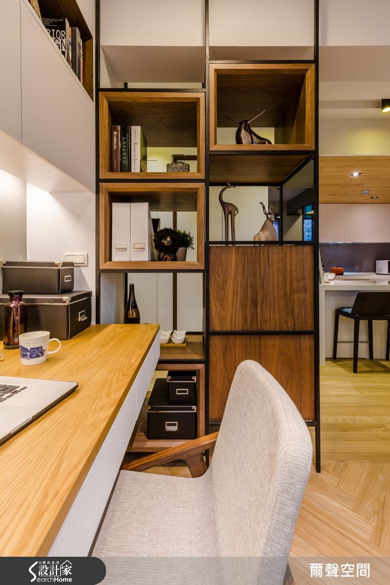 25坪老屋(16~30年)＿現代風書房案例圖片＿爾聲空間設計＿爾聲_04之9