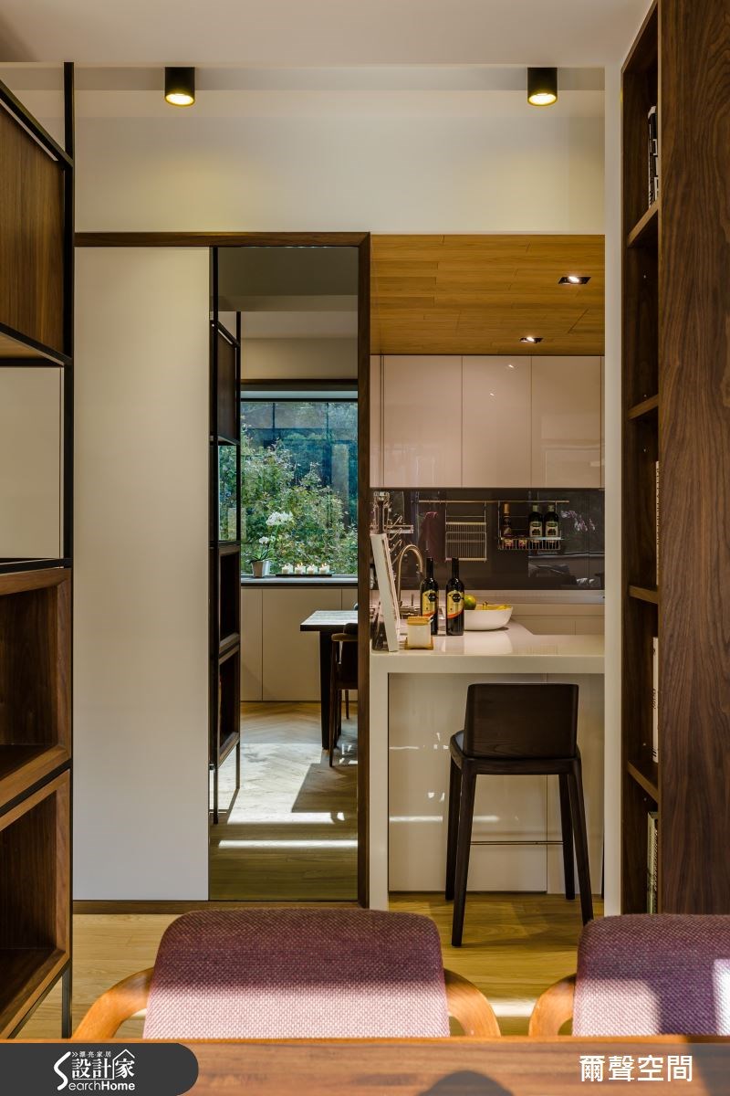 25坪老屋(16~30年)＿現代風餐廳吧檯案例圖片＿爾聲空間設計＿爾聲_04之10