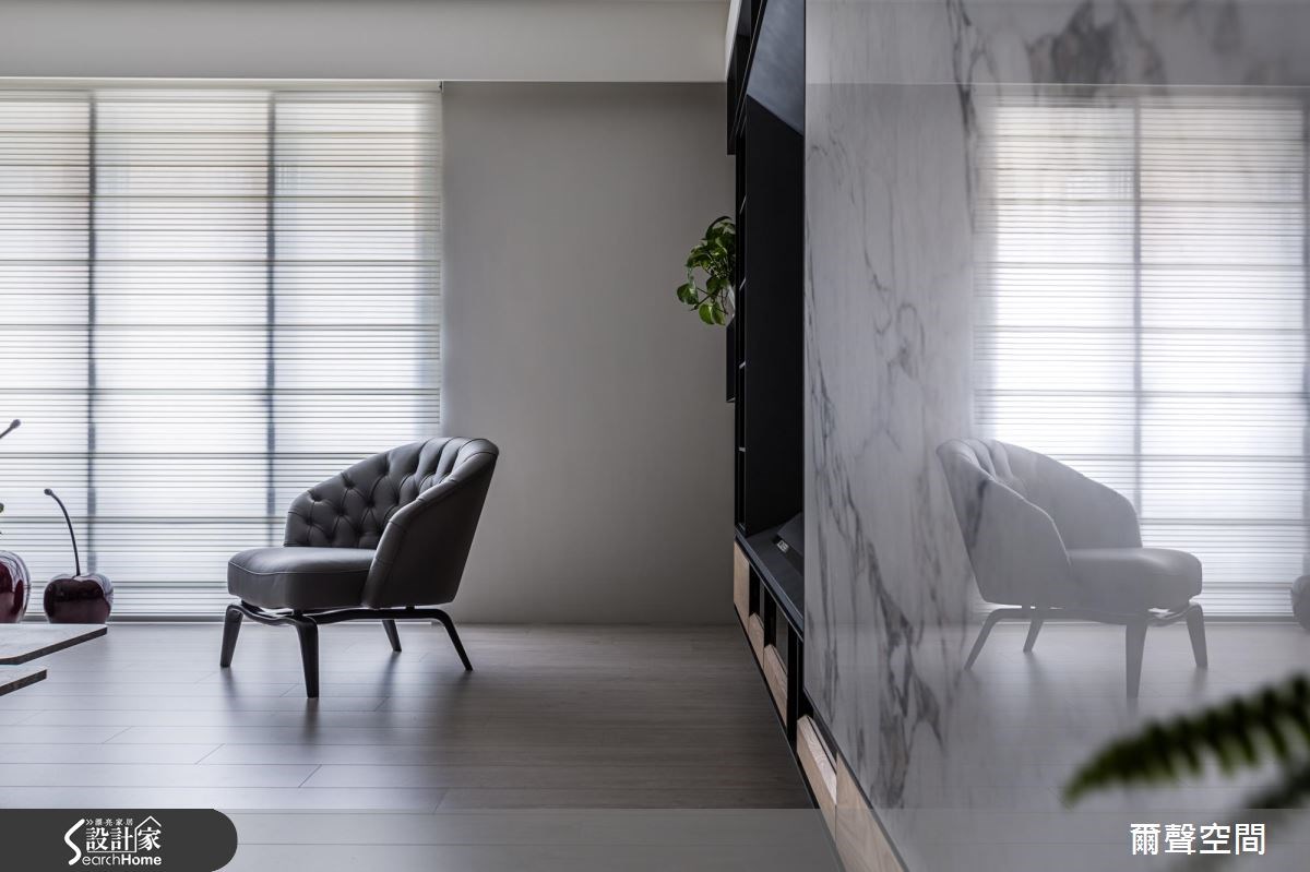 38坪新成屋(5年以下)＿現代風客廳案例圖片＿爾聲空間設計＿爾聲_Family Life Reimagined之6
