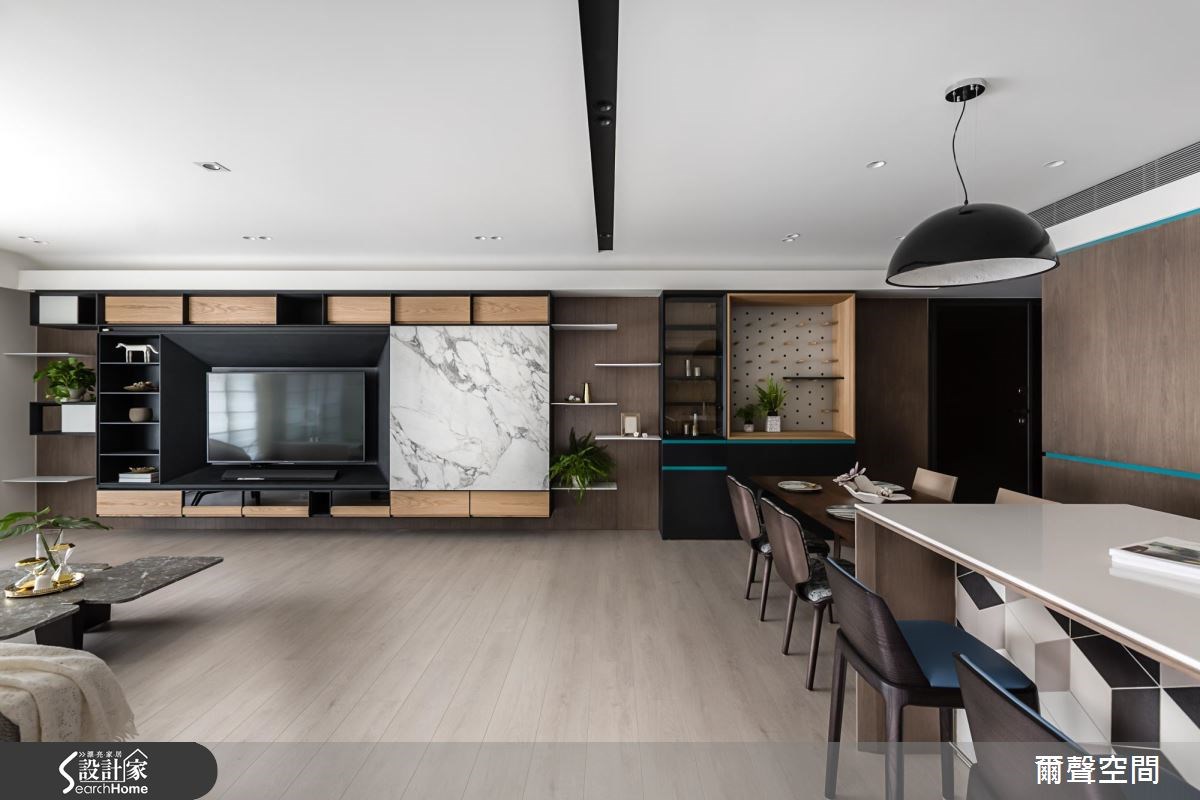 38坪新成屋(5年以下)＿現代風餐廳案例圖片＿爾聲空間設計＿爾聲_Family Life Reimagined之9