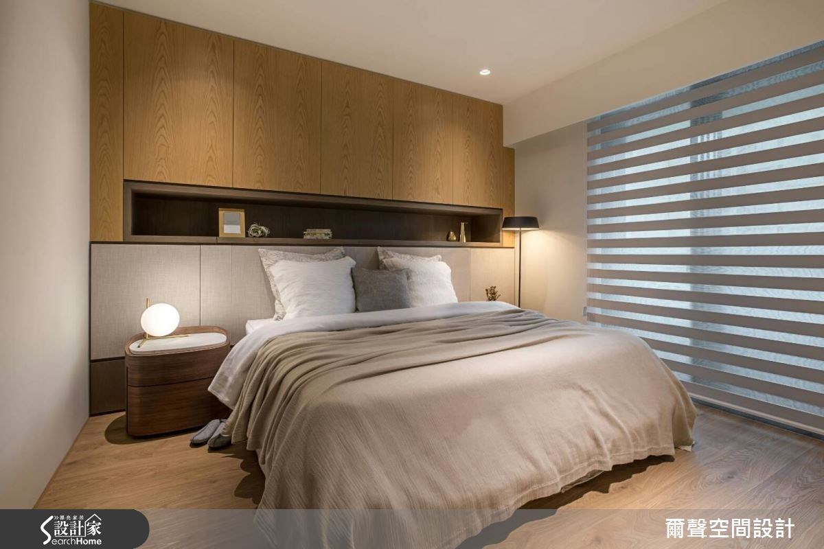 38坪新成屋(5年以下)＿現代風臥室案例圖片＿爾聲空間設計＿爾聲_Family Life Reimagined之38