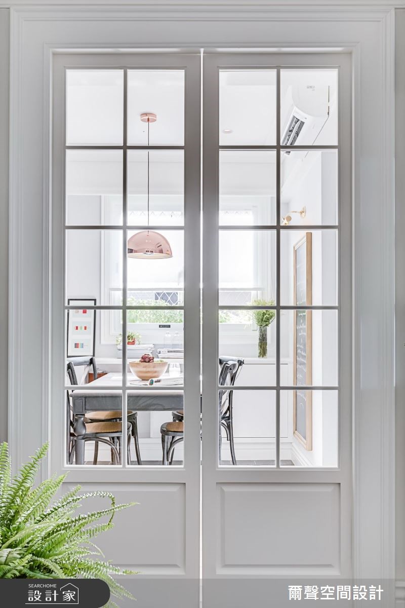 18坪老屋(16~30年)＿新古典玄關案例圖片＿爾聲空間設計＿爾聲_French Charm 法式居所之3