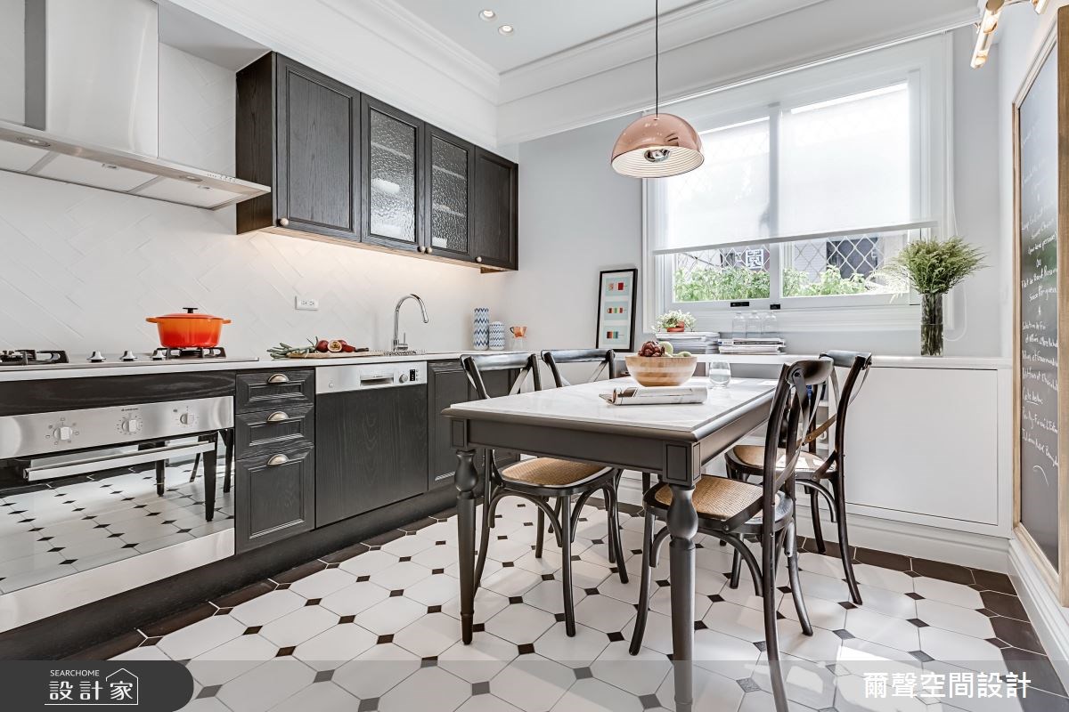 18坪老屋(16~30年)＿新古典餐廳案例圖片＿爾聲空間設計＿爾聲_French Charm 法式居所之5