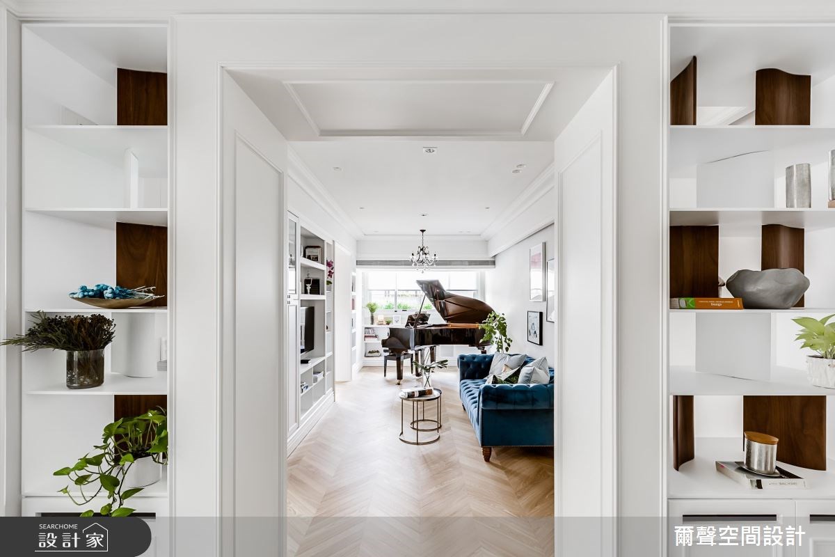 18坪老屋(16~30年)＿新古典客廳案例圖片＿爾聲空間設計＿爾聲_French Charm 法式居所之9