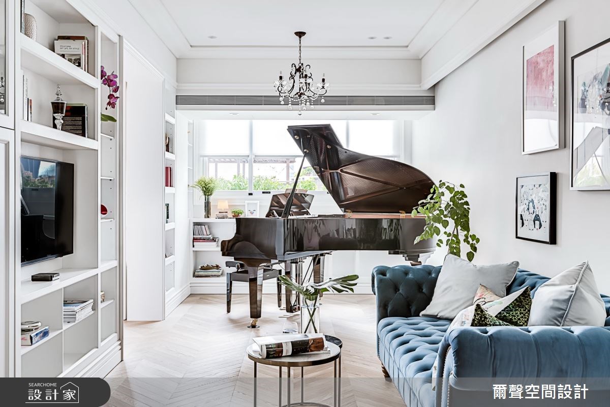 18坪老屋(16~30年)＿新古典客廳案例圖片＿爾聲空間設計＿爾聲_French Charm 法式居所之12