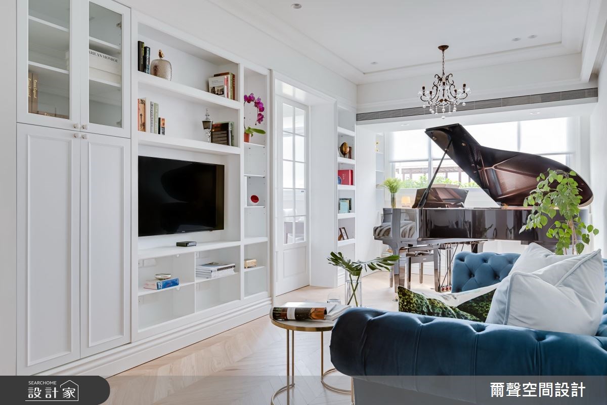 18坪老屋(16~30年)＿新古典客廳案例圖片＿爾聲空間設計＿爾聲_French Charm 法式居所之13