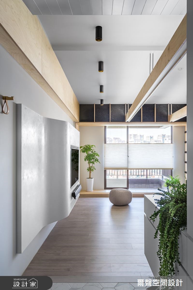 36坪中古屋(5~15年)＿北歐風玄關案例圖片＿爾聲空間設計＿爾聲_Kidding Around 澳客風之1