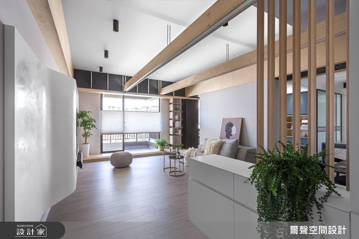 36坪中古屋(5~15年)＿北歐風玄關案例圖片＿爾聲空間設計＿爾聲_Kidding Around 澳客風之2