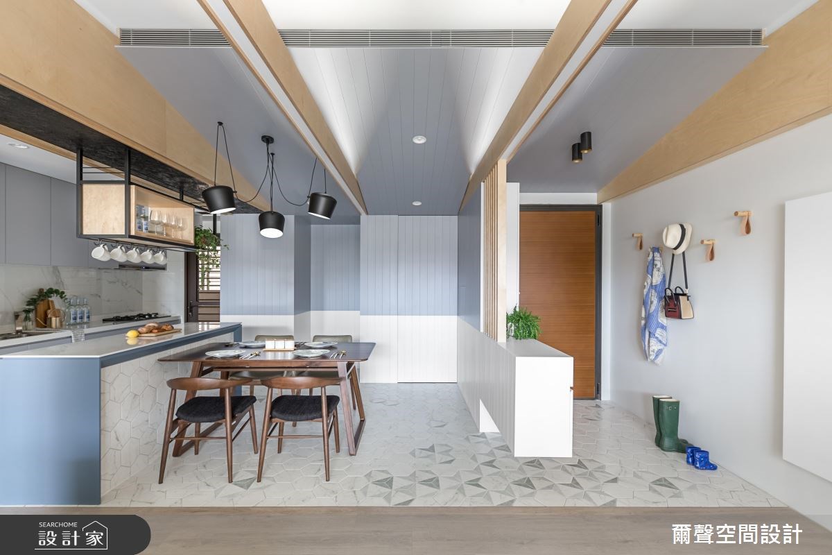 36坪中古屋(5~15年)＿北歐風餐廳案例圖片＿爾聲空間設計＿爾聲_Kidding Around 澳客風之12