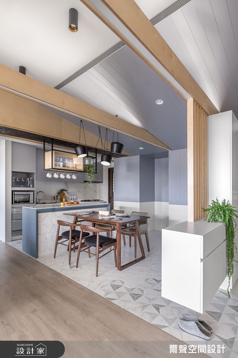 36坪中古屋(5~15年)＿北歐風餐廳案例圖片＿爾聲空間設計＿爾聲_Kidding Around 澳客風之13