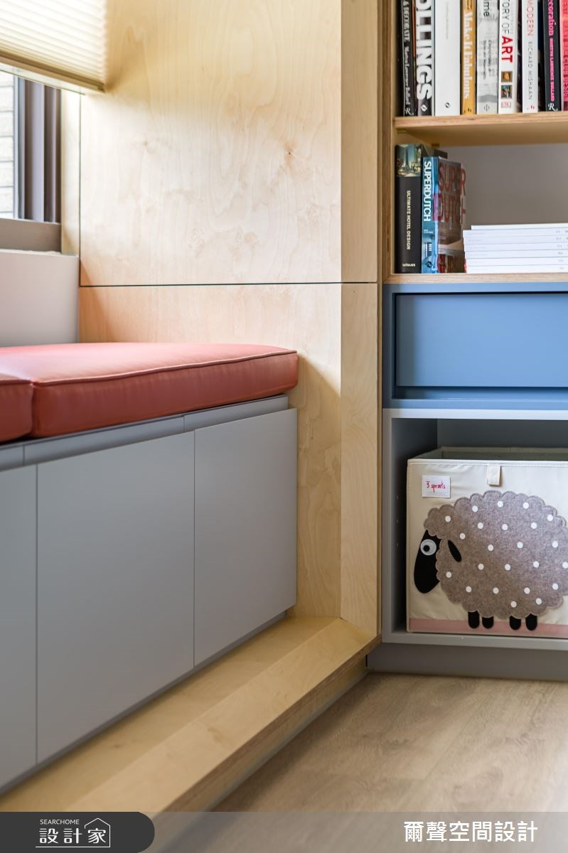 36坪中古屋(5~15年)＿北歐風書房案例圖片＿爾聲空間設計＿爾聲_Kidding Around 澳客風之23