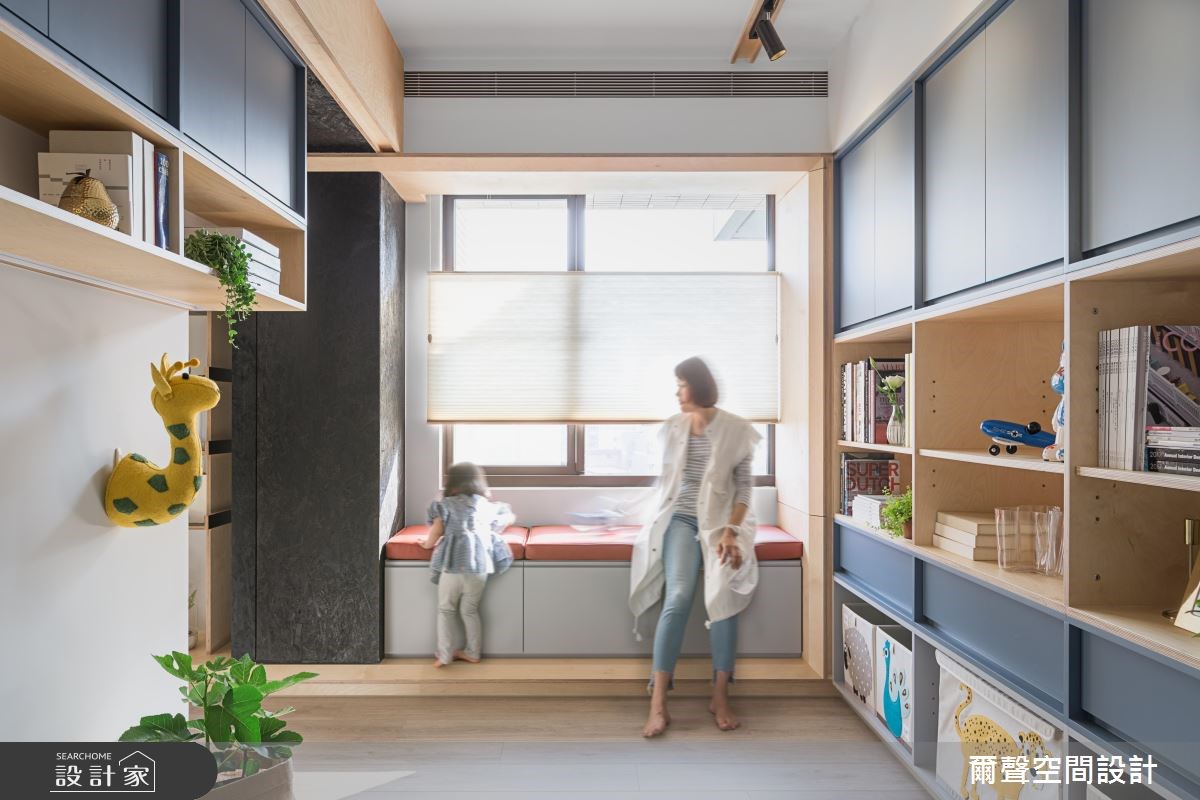 36坪中古屋(5~15年)＿北歐風書房案例圖片＿爾聲空間設計＿爾聲_Kidding Around 澳客風之6467