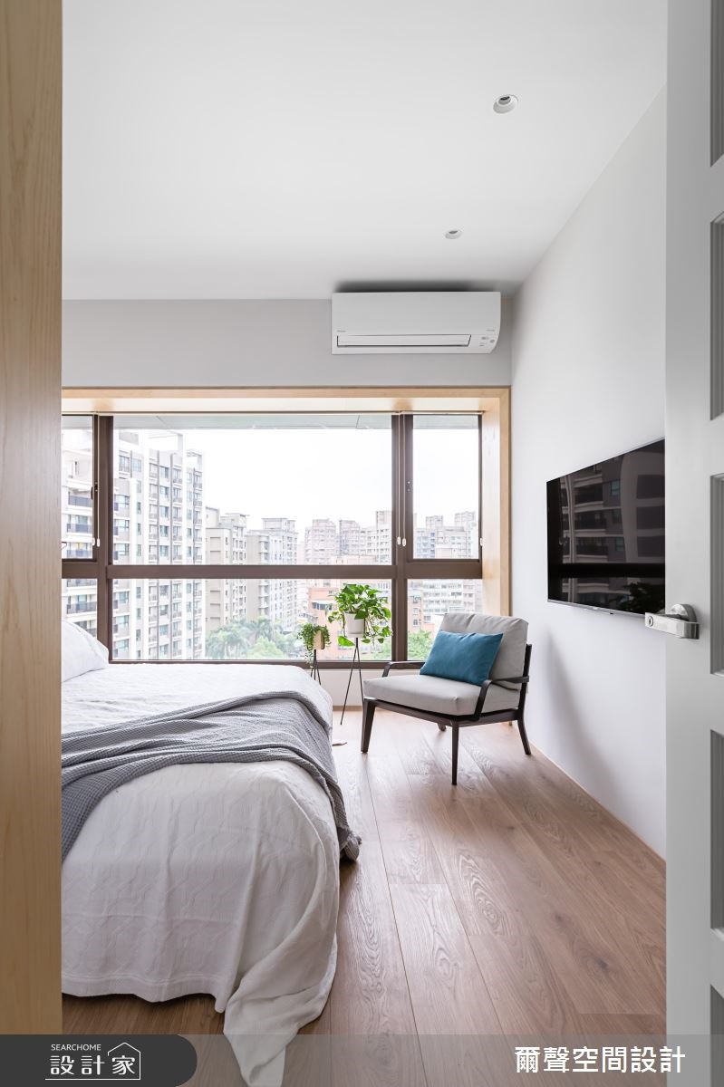 36坪中古屋(5~15年)＿北歐風臥室案例圖片＿爾聲空間設計＿爾聲_Kidding Around 澳客風之25