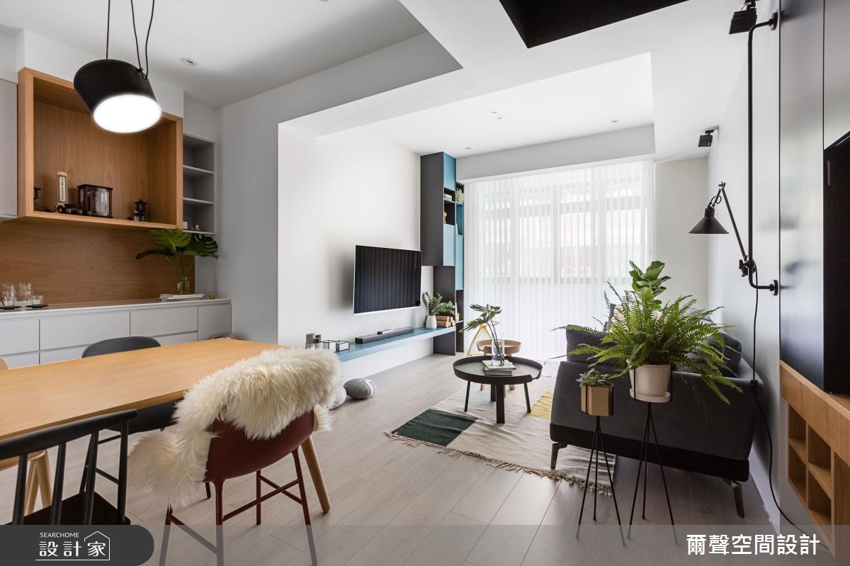 23坪老屋(16~30年)＿北歐風客廳餐廳案例圖片＿爾聲空間設計＿爾聲_Project N4 北歐經典之8