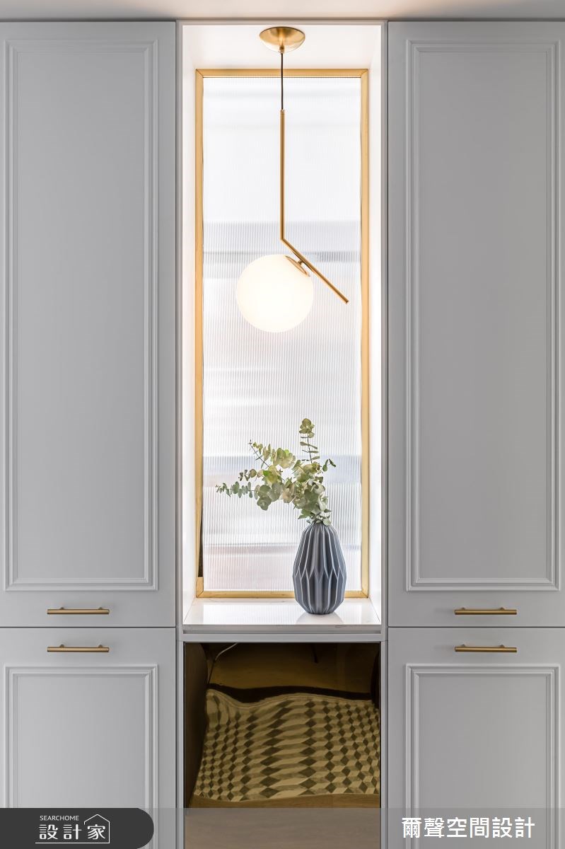 32坪新成屋(5年以下)＿混搭風案例圖片＿爾聲空間設計＿爾聲_The Emerald Chic之3
