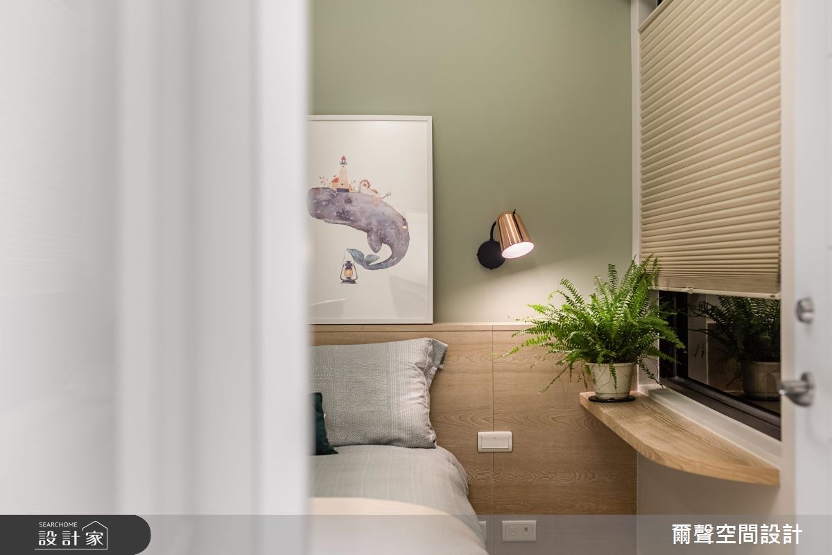 16坪新成屋(5年以下)＿混搭風臥室案例圖片＿爾聲空間設計＿爾聲_The Harlo之24