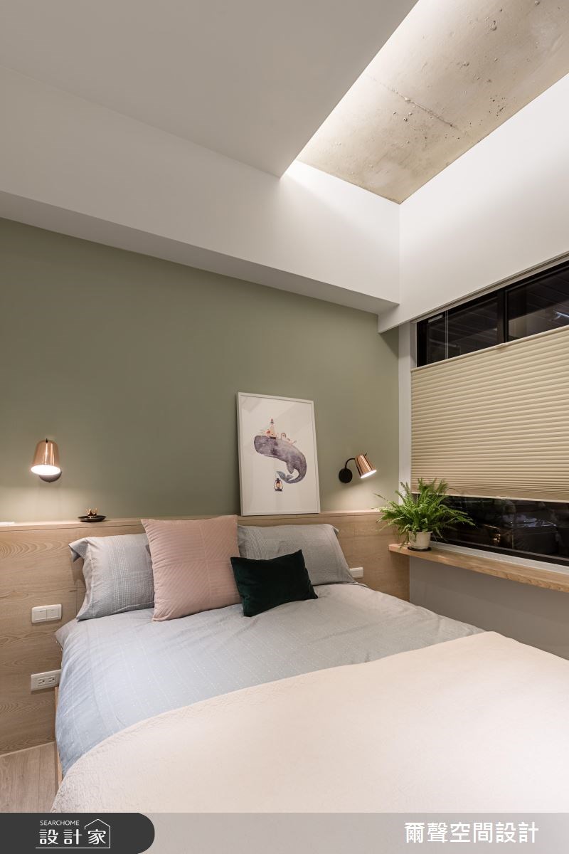 16坪新成屋(5年以下)＿混搭風臥室案例圖片＿爾聲空間設計＿爾聲_The Harlo之25