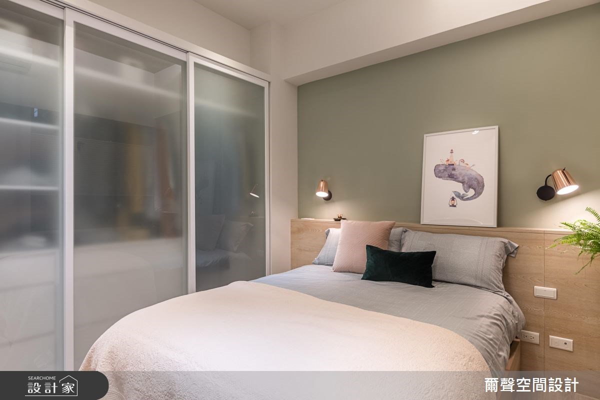 16坪新成屋(5年以下)＿混搭風臥室案例圖片＿爾聲空間設計＿爾聲_The Harlo之26