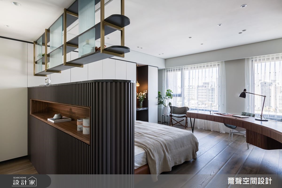 48坪新成屋(5年以下)＿現代風臥室案例圖片＿爾聲空間設計＿爾聲_Dancing Stone 琢磨 舞域之11